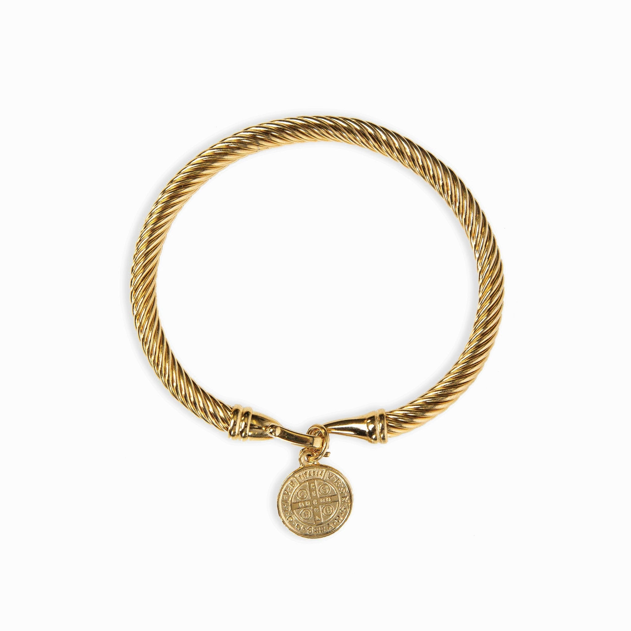 Pulsera de Oro con Colgante de Moneda
