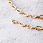 Collar de eslabones robustos Camden - Dorado