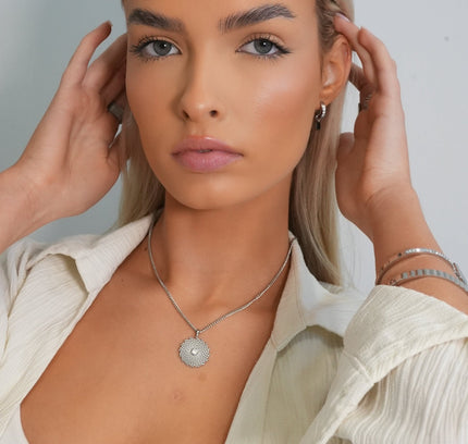 Albany Pendant Necklace - Silver