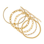 Set de Pulseras Esenciales 2 - Dorado