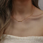 Collar Minimalista de Oro para Mamá - Acero Inoxidable 316L