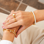 Brazalete de Piedra Luxe - Dorado