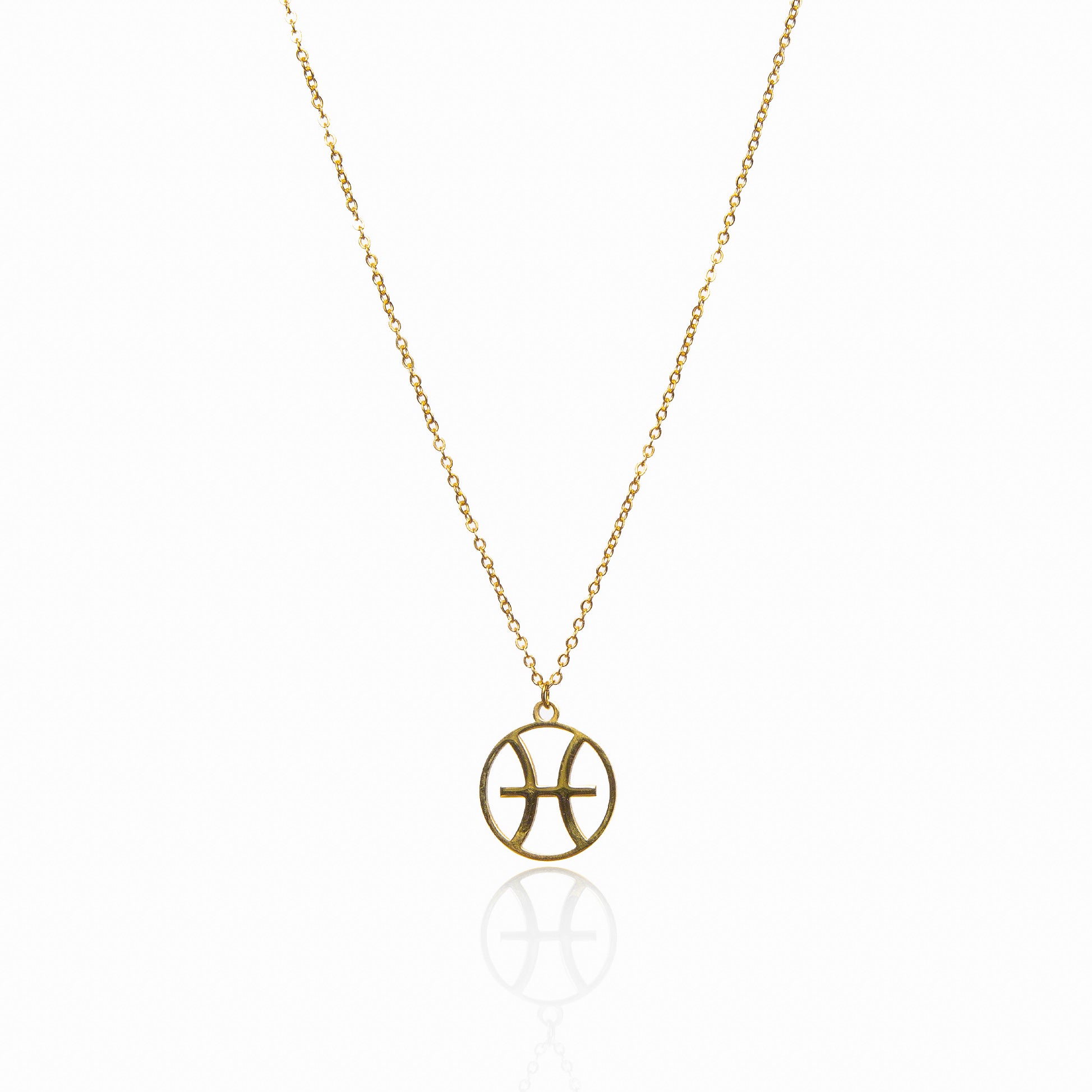 Collar de Oro con Colgante del Signo Zodiacal