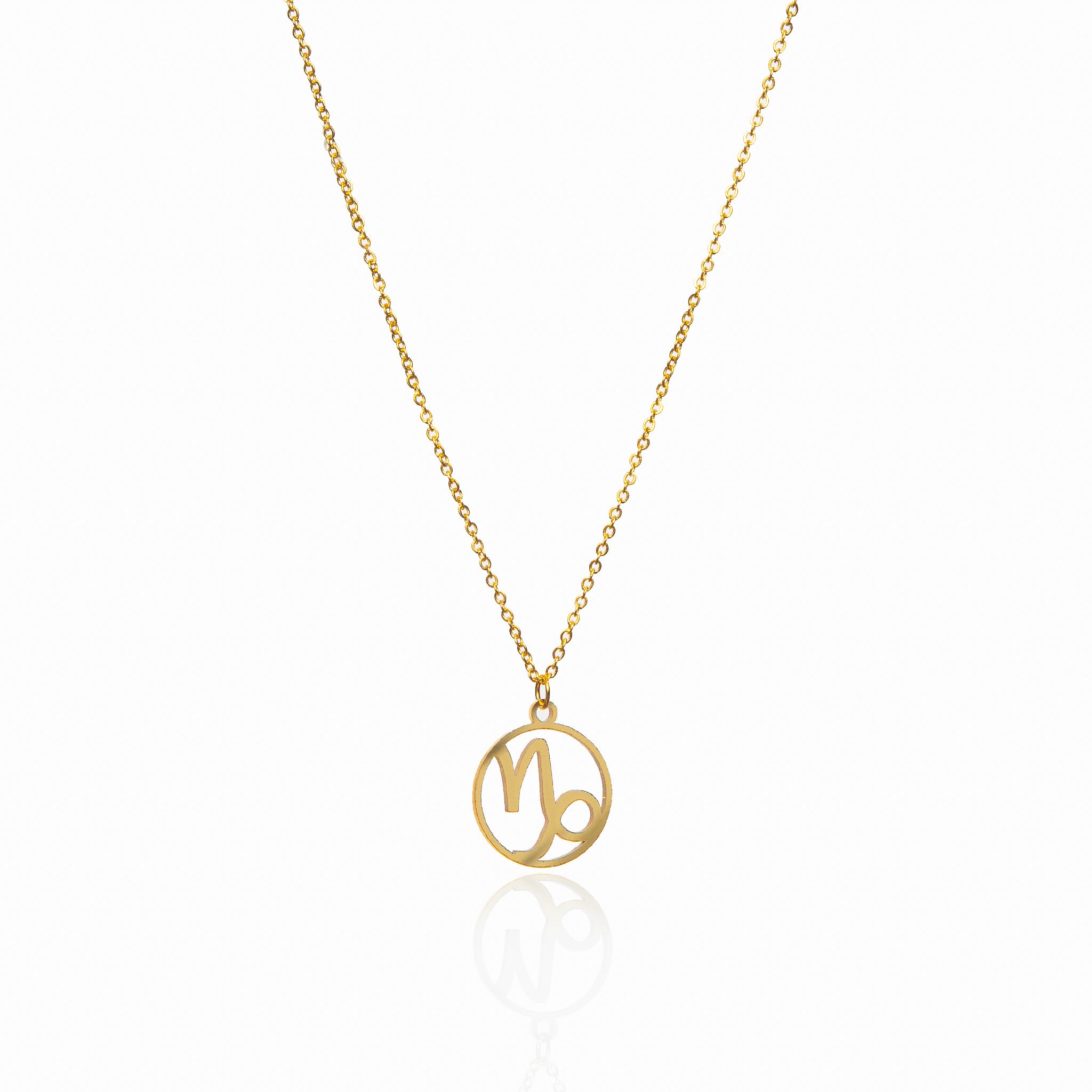 Collar de Oro con Colgante del Signo Zodiacal