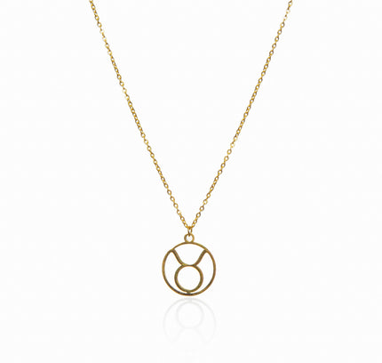 Collar de Oro con Colgante del Signo Zodiacal