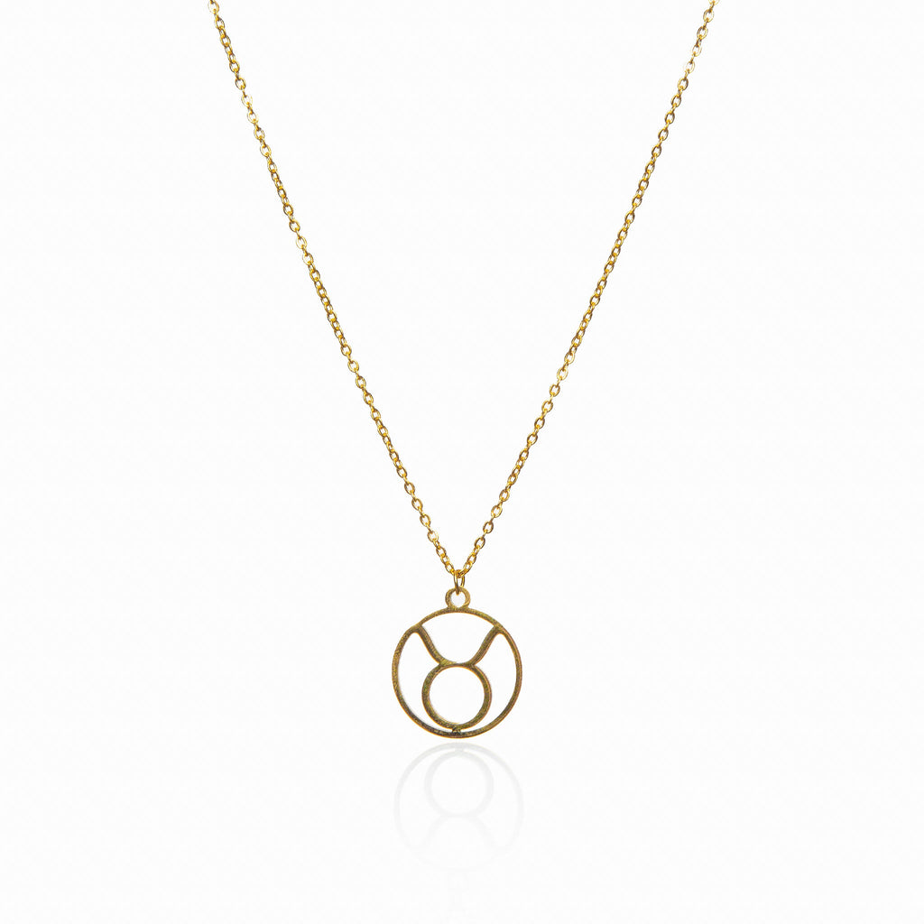 Collar de Oro con Colgante del Signo Zodiacal