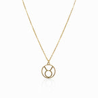 Collar de Oro con Colgante del Signo Zodiacal