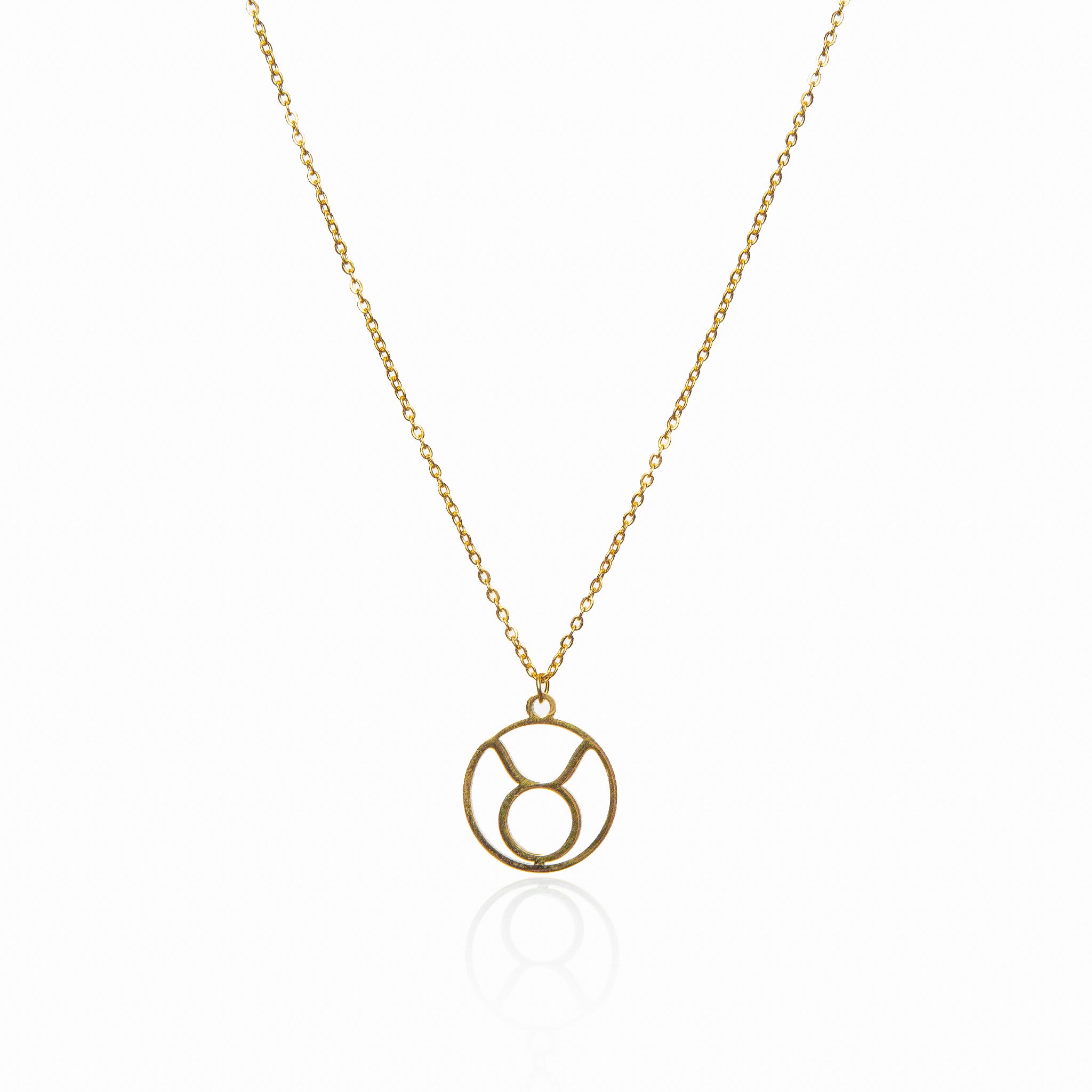Collar de Oro con Colgante del Signo Zodiacal