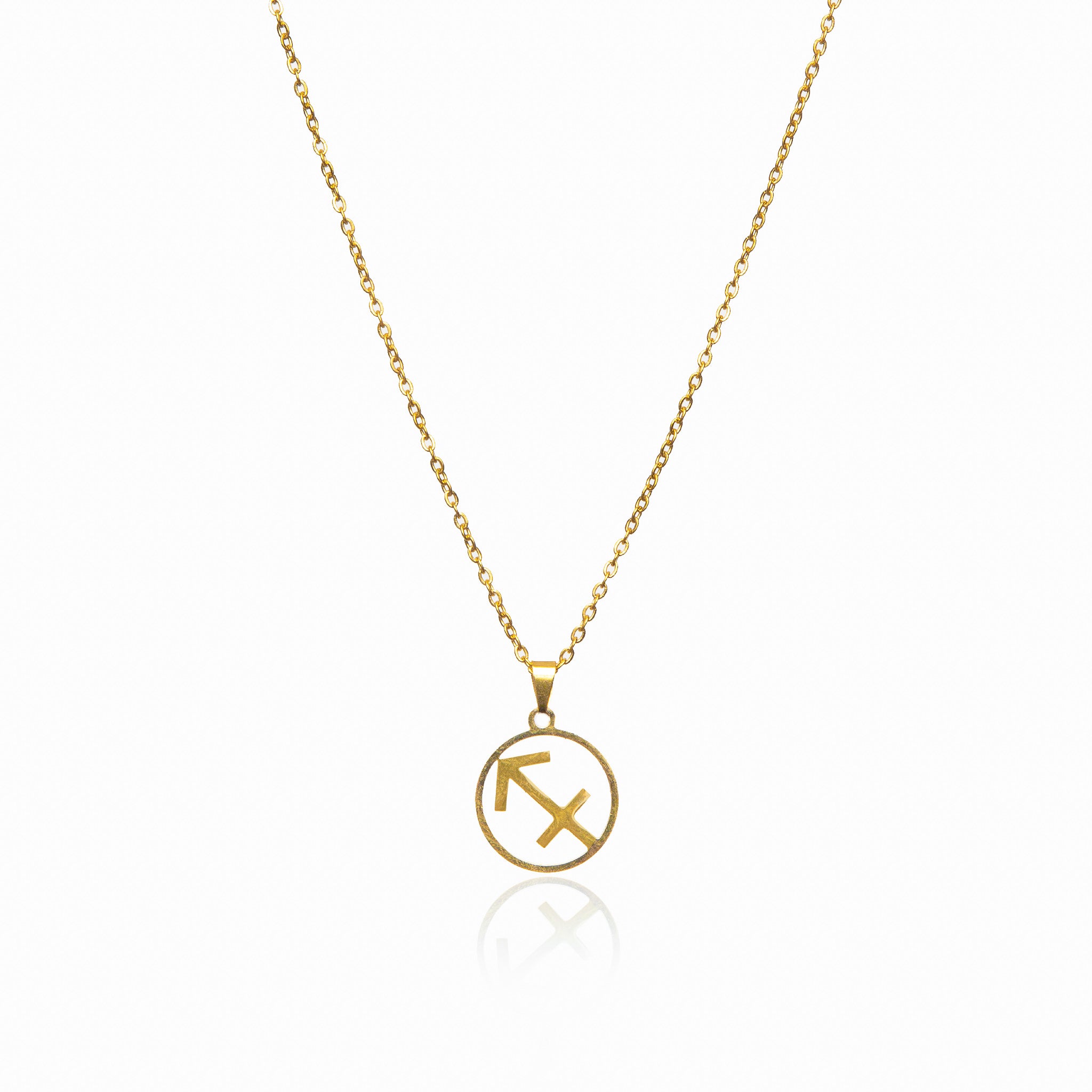Collar de Oro con Colgante del Signo Zodiacal