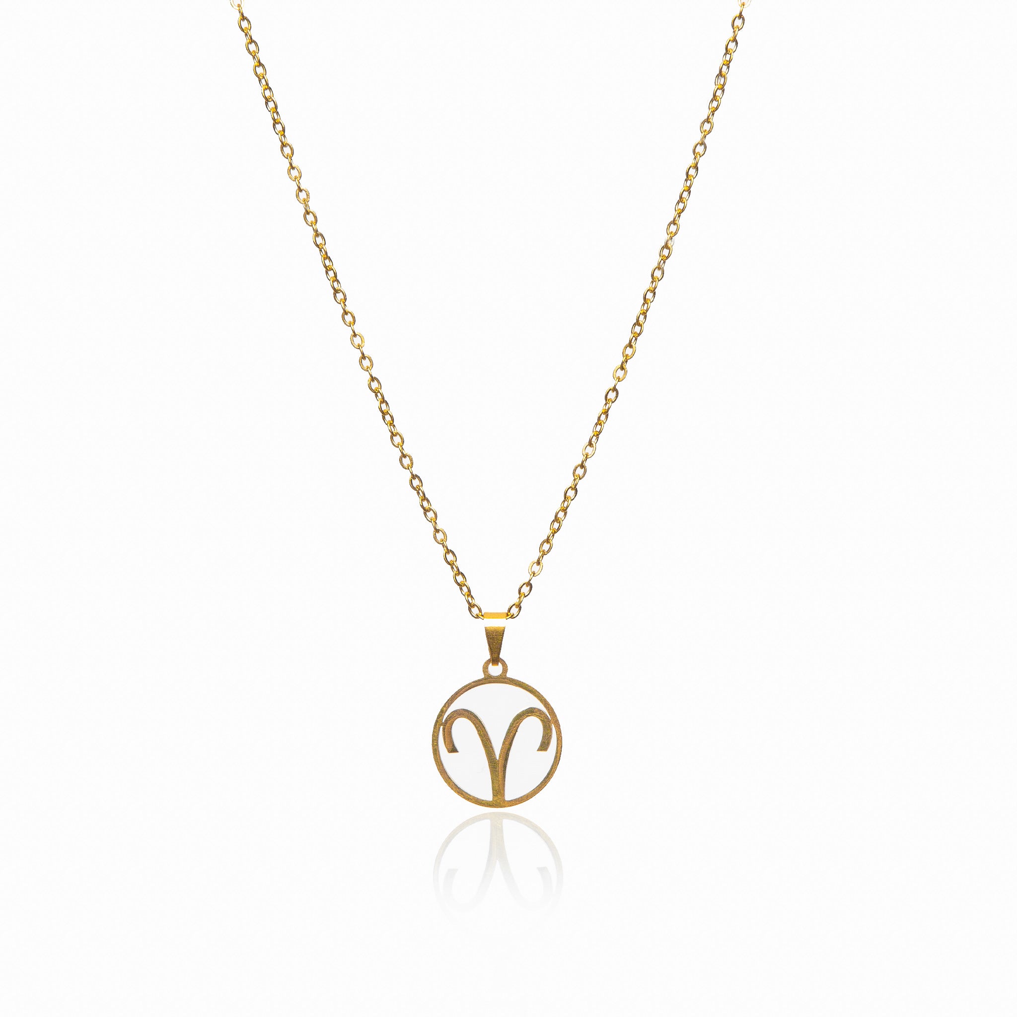 Collar de Oro con Colgante del Signo Zodiacal