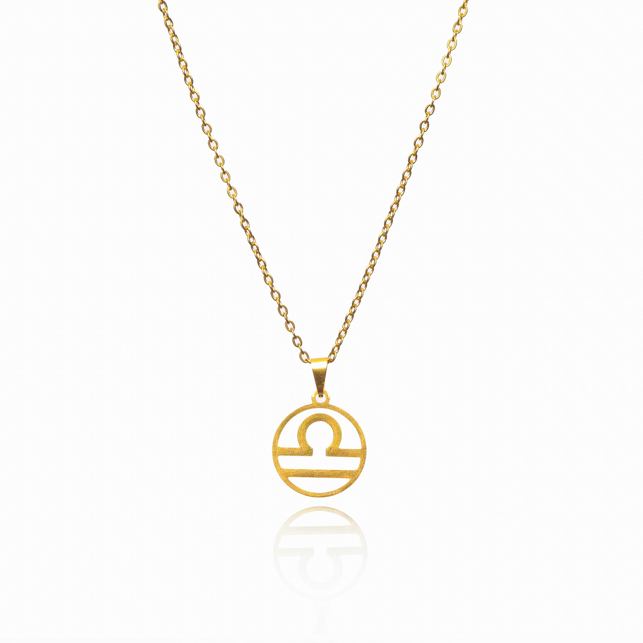 Collar de Oro con Colgante del Signo Zodiacal