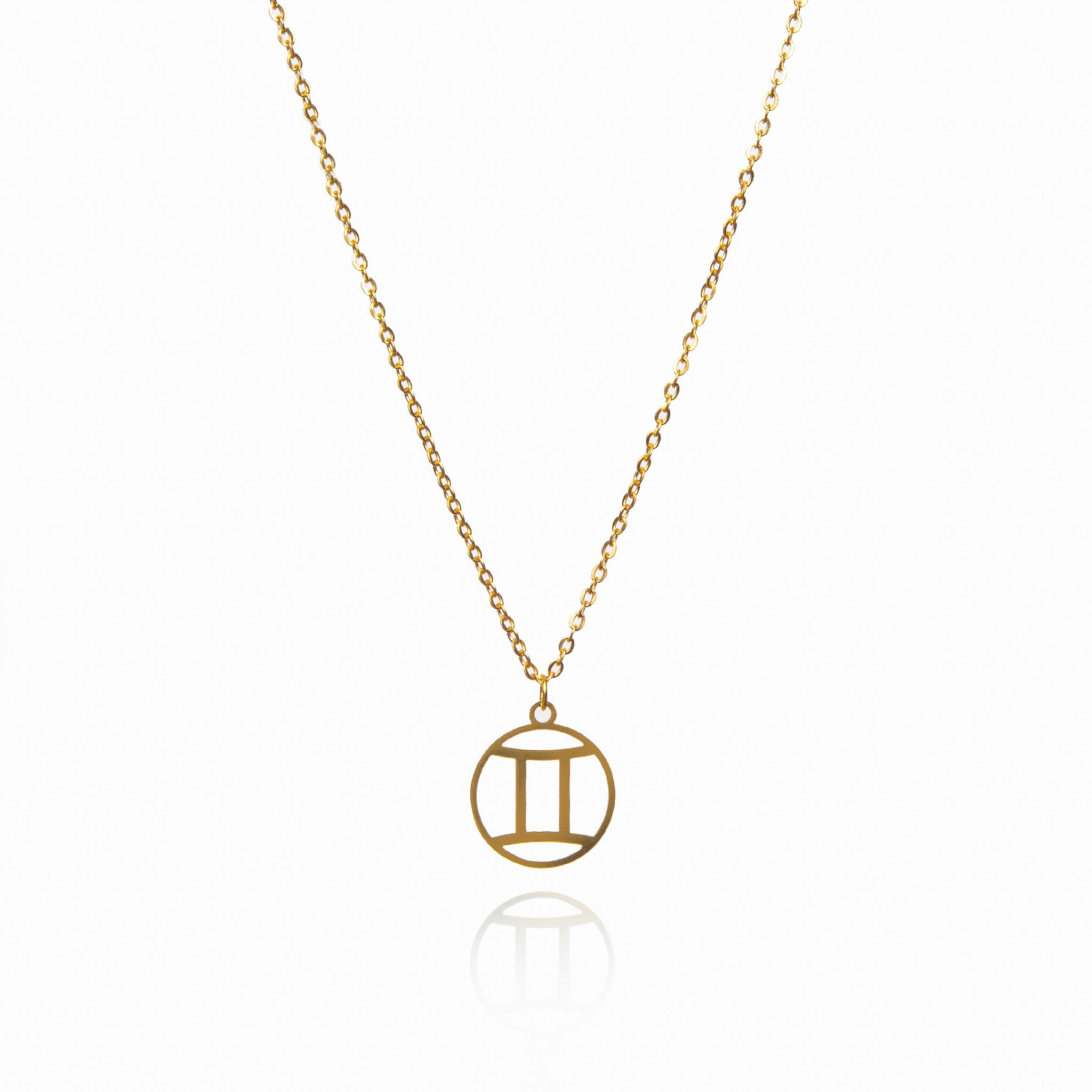 Collar de Oro con Colgante del Signo Zodiacal