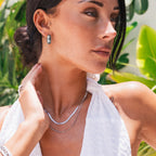 Doble Cadena de Serpiente en Plata - Collar Elegante
