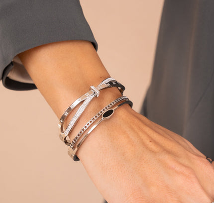 Pulsera Brangle Riviera - Plata