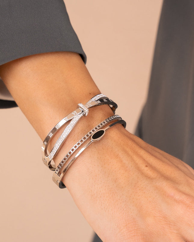 Pulsera Brangle Riviera - Plata