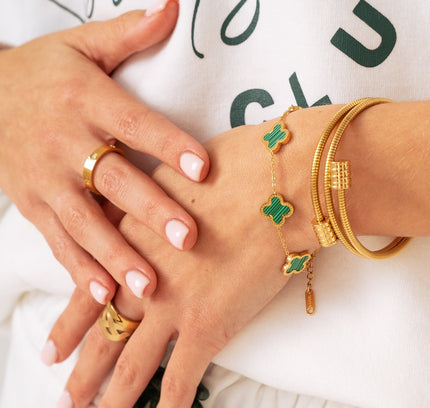 Pulsera Bangle Twist - Dorada