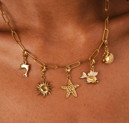 Delfín en Oro: Encanto de Collar