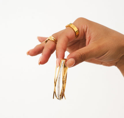 Pulsera de Brazalete Florence - Oro