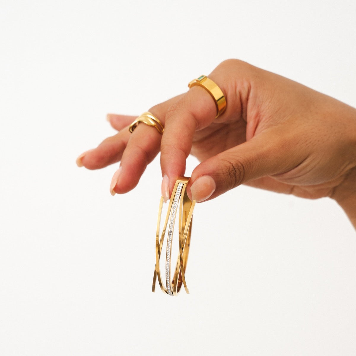 Pulsera de Brazalete Florence - Oro