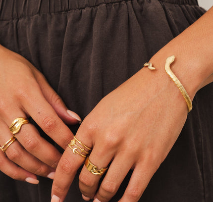 Pulsera Serpiente - Dorada