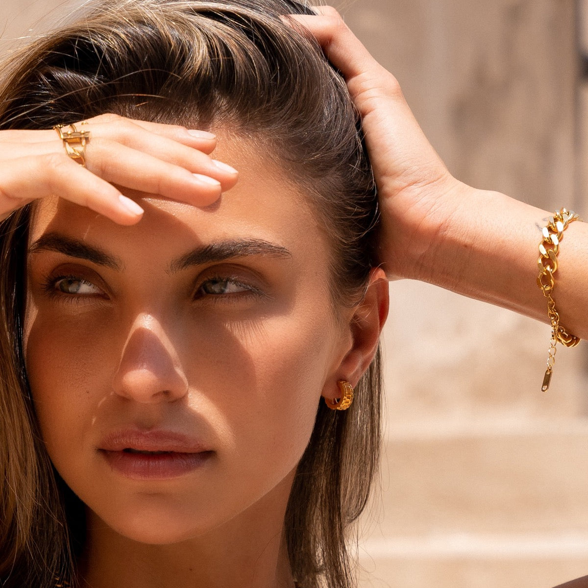 Aros de Pulsera en Oro