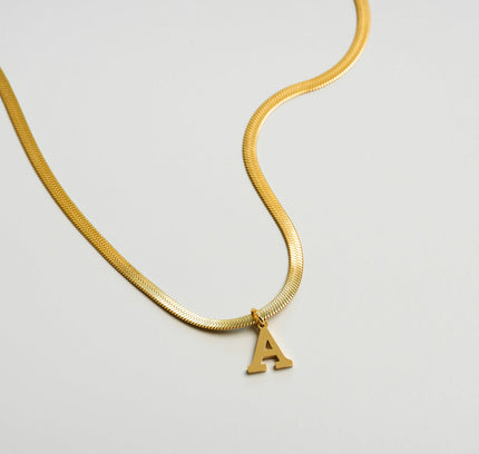 Collar de Cadena de Serpiente - Color Oro