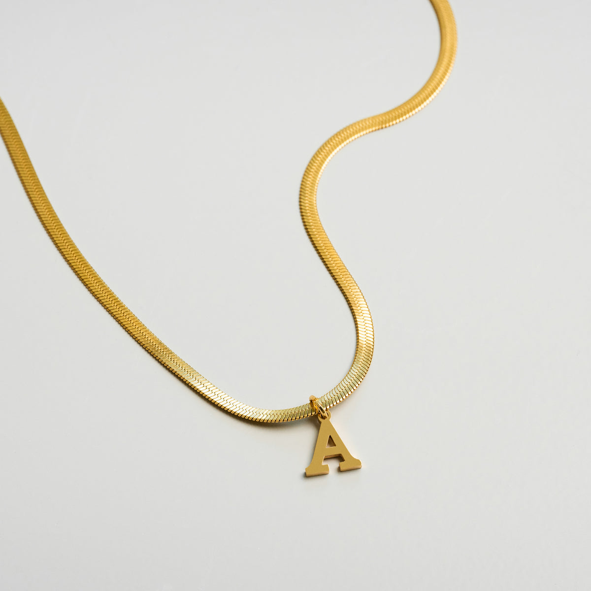 Collar de Cadena de Serpiente - Color Oro