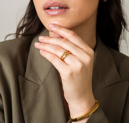 Pulsera de Cadena Curb - Color Dorado