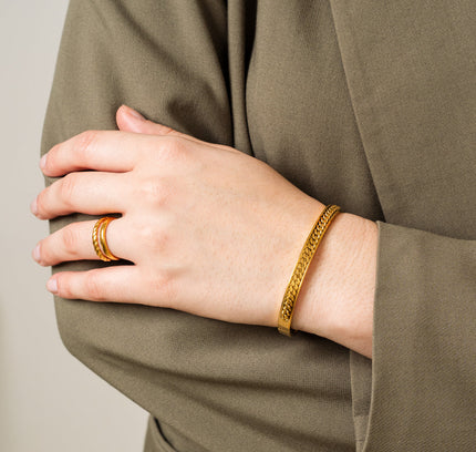 Pulsera de Cadena Curb - Color Dorado