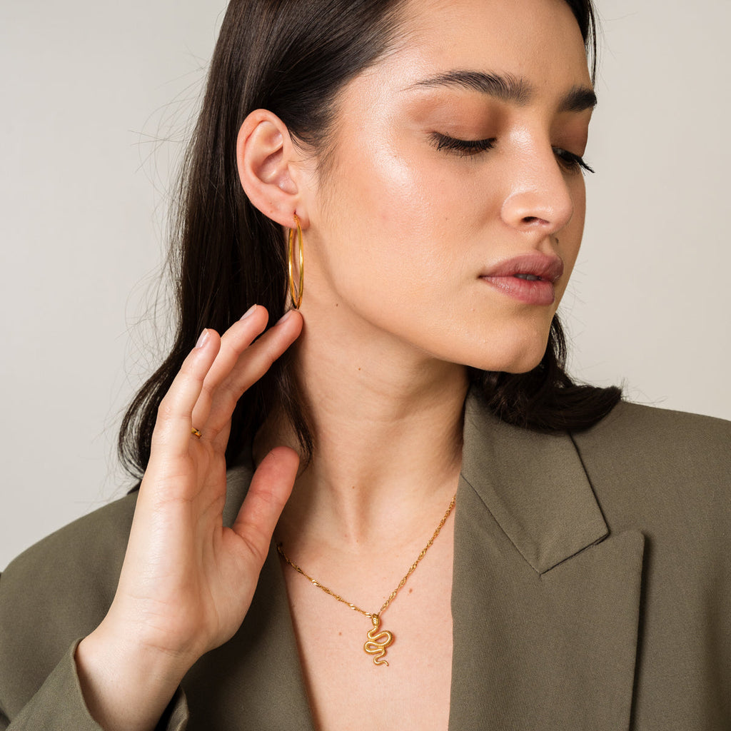 Aros de Oro - Pendientes Elegantes