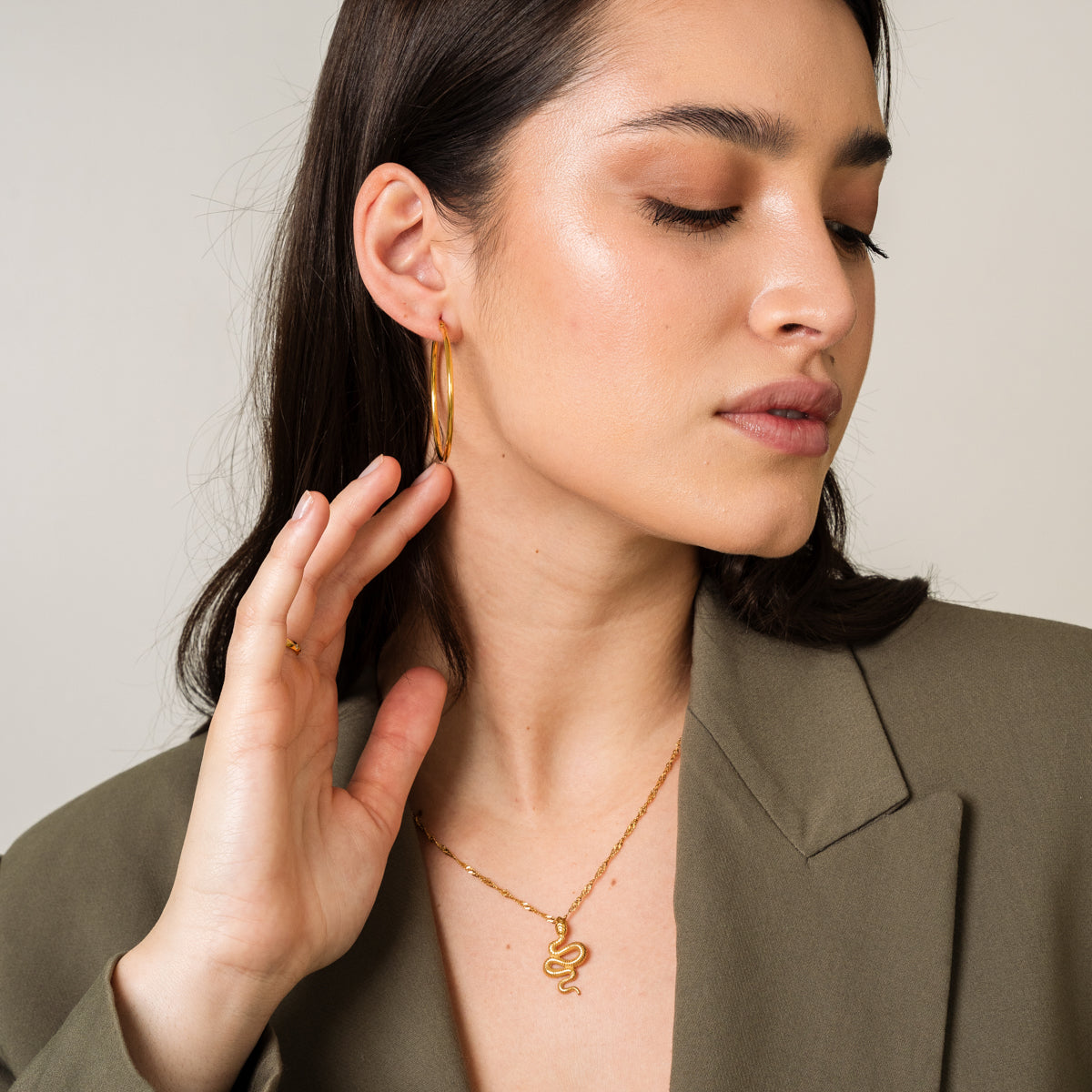 Aros de Oro - Pendientes Elegantes