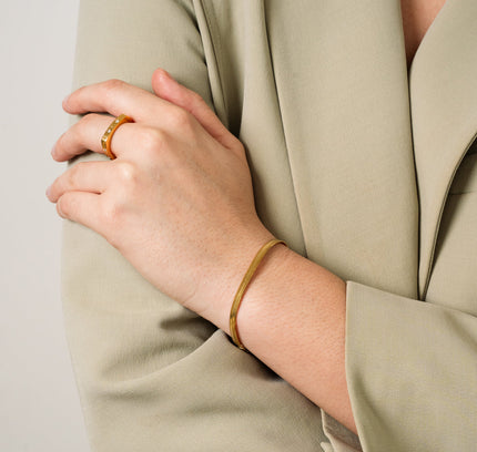 Pulsera de Serpiente en Oro