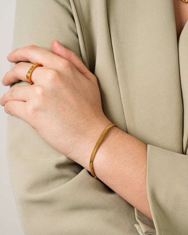 Pulsera de Serpiente en Oro