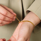 Pulsera de Serpiente en Oro