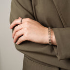 Pulsera de Números Huecos - Plata
