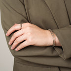 Pulsera de Números Huecos - Plata
