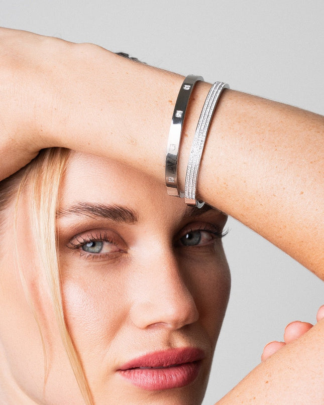 Pulsera Luxe de Piedra en Plata