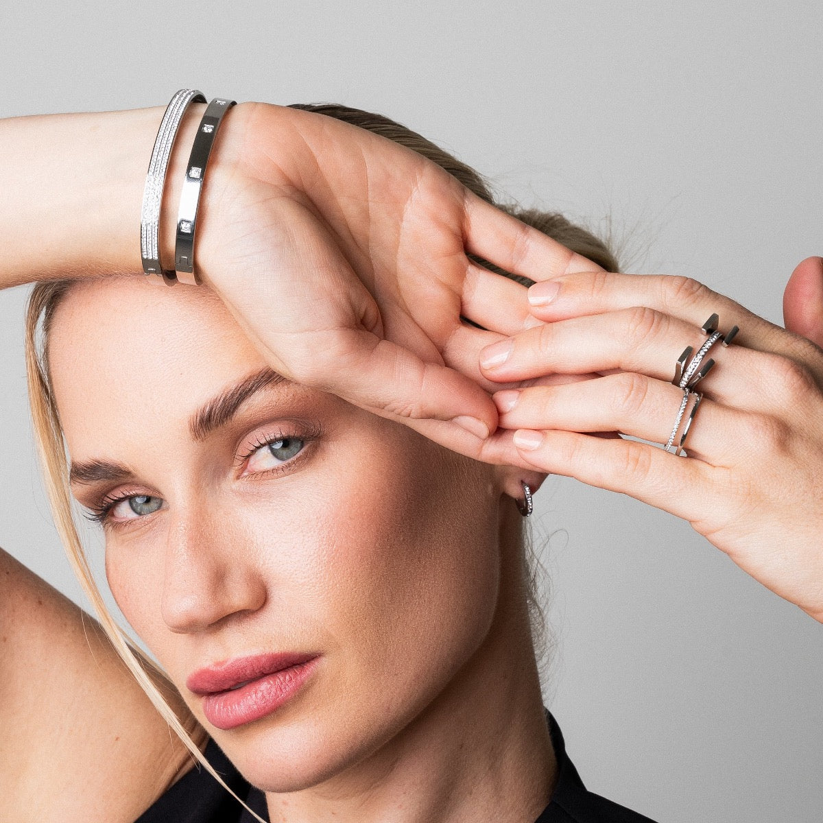 Pulsera Luxe de Piedra en Plata