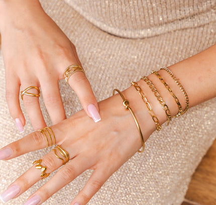 Set de Pulseras Esenciales 2 - Dorado