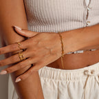 Pulsera de Cadena con Clip para Tableta - Color Dorado