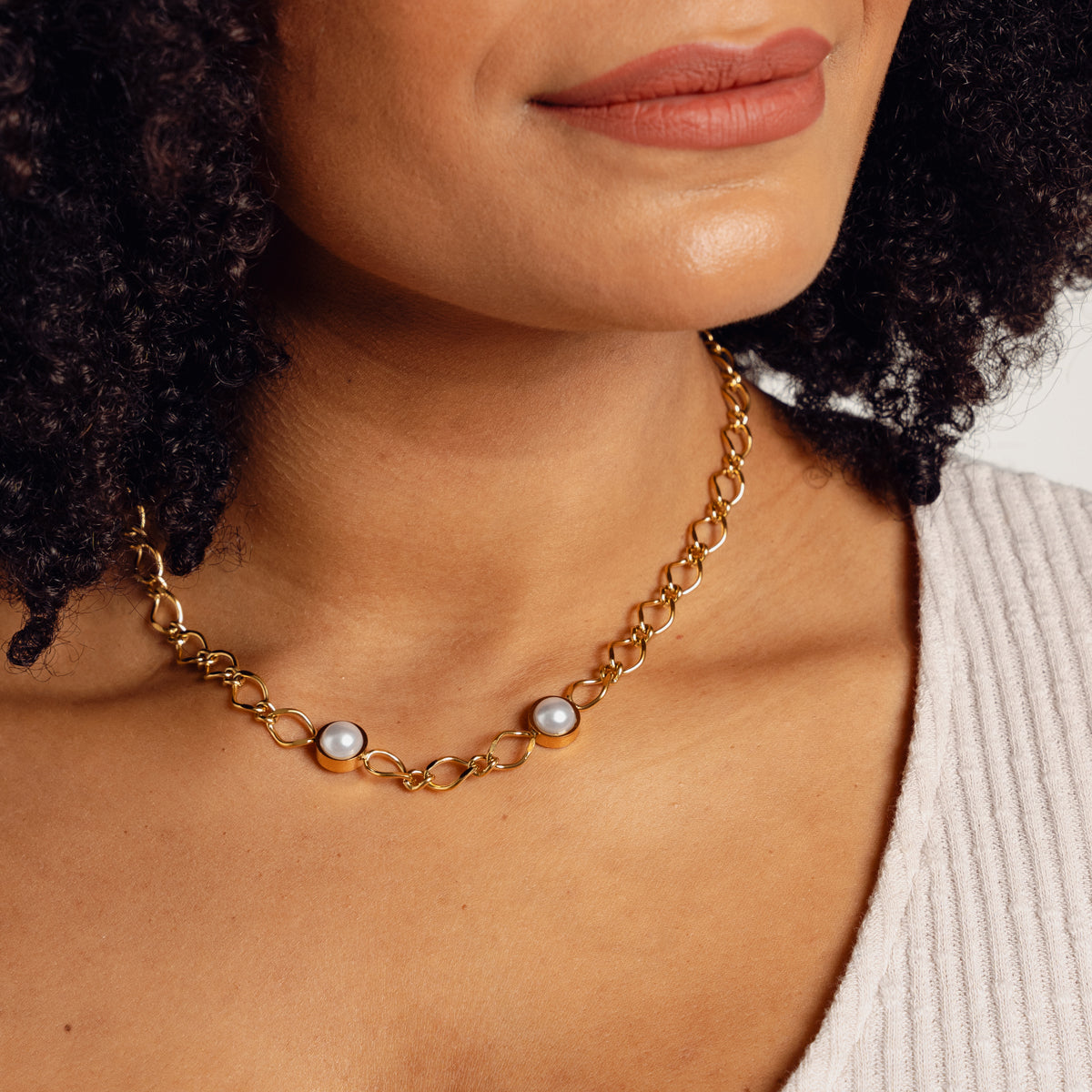 Collar de Perla Cora