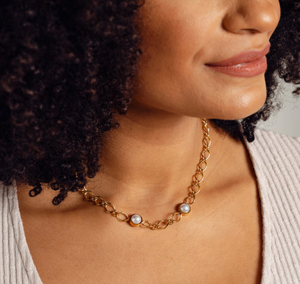 Collar de Perla Cora