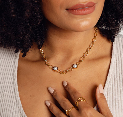 Collar de Perla Cora