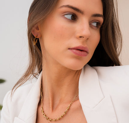Cairo Gold Choker Necklace