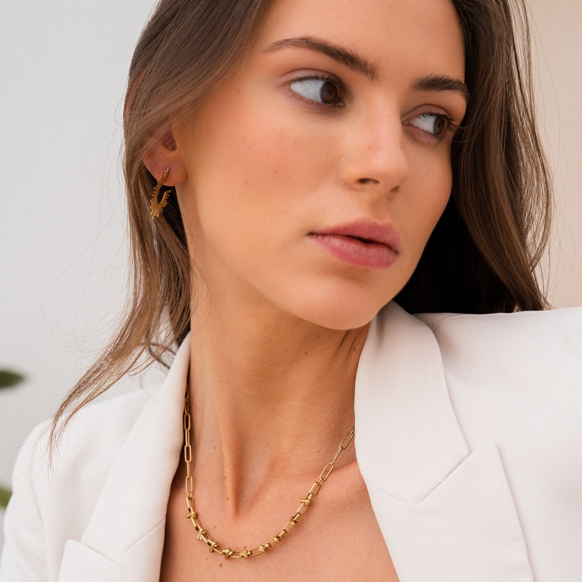 Cairo Gold Choker Necklace