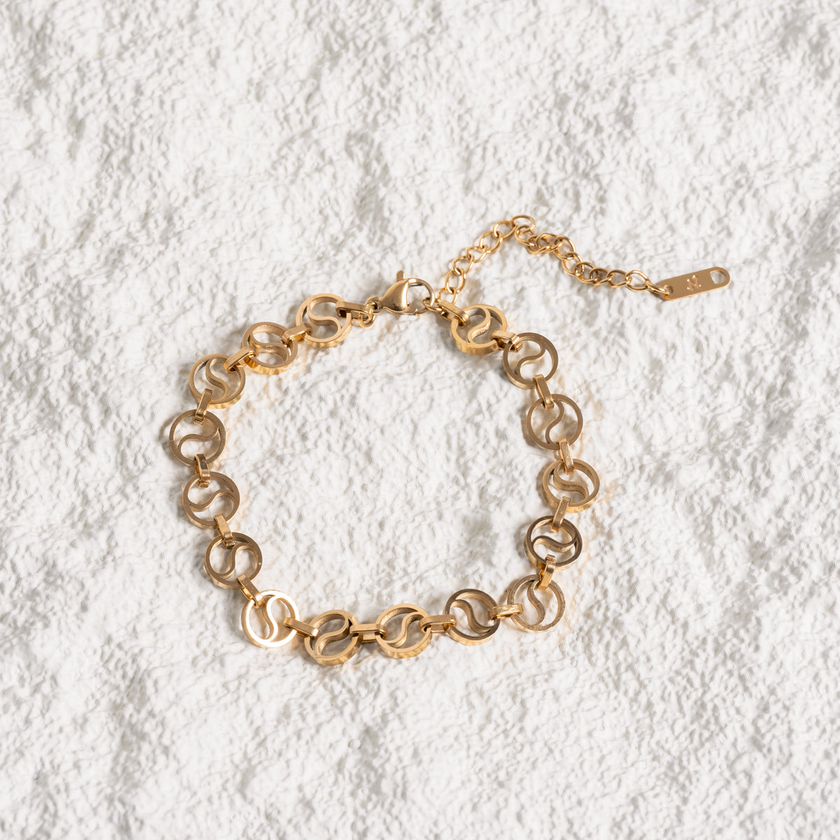 Pulsera de Cadena Santorini en Oro