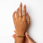 Pulsera Bangle Fidget Calma - Color Oro