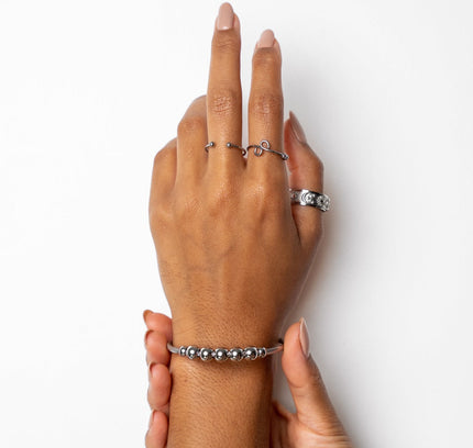 Pulsera Fidget Calma - Color Plata