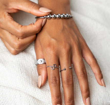 Pulsera Fidget Calma - Color Plata