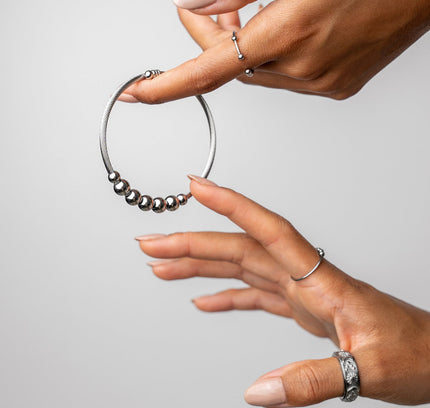 Pulsera Fidget Calma - Color Plata